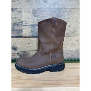 EXCELLENT!!! Wolverine Men DD Work Wellington Work Boots Leather Sz 9 W04727